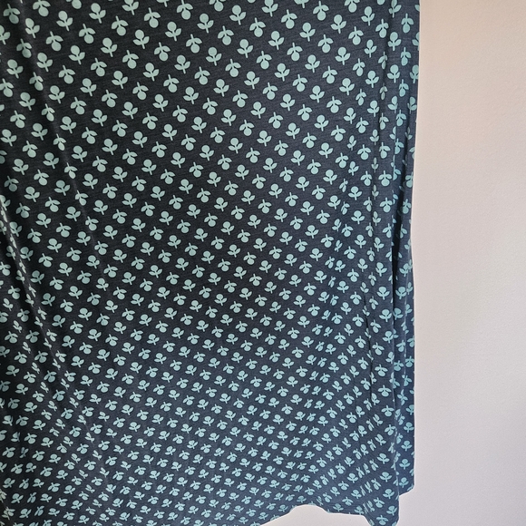 NWT Boden Teal Printed Long-Sleeve Maxi Dress Size 18L - Picture 4 of 7